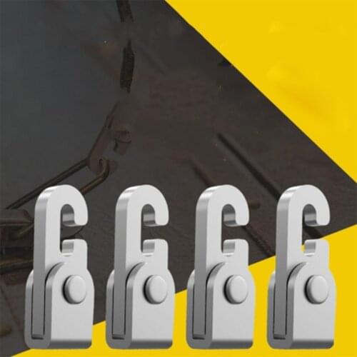4pcs Automatic locking hook Free From Knots Self-Locking Hooks Outdoor Tent Secure Hooks For Camping Tent Accessories