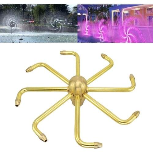 Brass music fountain,rotary fountain fountain nozzle,pool fountain,pool landscape fountain,fountain fountain