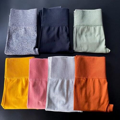 Dropship Leggings Fitness Womens Full Length Tights Running Pants Shaping Yoga Pants Exercise Pants Yoga Leggings High Waist