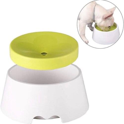 Pet Bowl 2 in 1 Anti-Spill No Spill Dripless Drinking Water Prevent Splashing Food Bowl Cat Foods Dog Feeders Pet Supplies