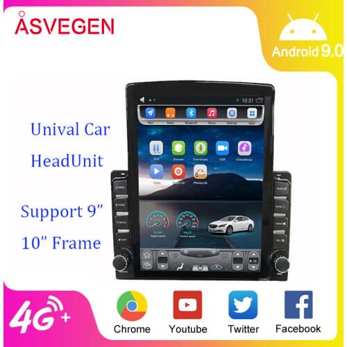 New 9 /10 inch Universal Tesla Screen Android 9.1With 1G 16G Car Radio Player Gps Navigation Stereo Video Multimedia Screen
