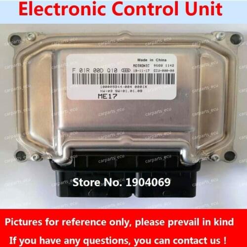 Engine Computer Board F01R00DQ10 100011309-001 F01RB0DQ10 ME17 ECU F01R00DLR6 3600010-BD04 F01RB0DLR6 For Qoros/Auchan Car