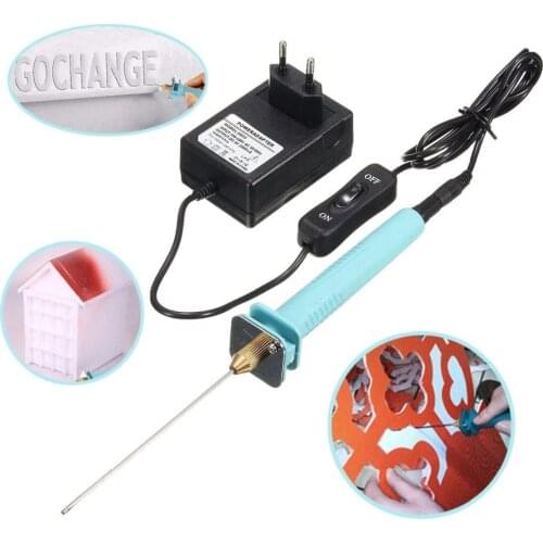 Electric Foam Cutter Styrofoam Cutter Hot Wire Knife Pen For Polyethylene EVA EPS Foam Carving Model Making DIY Handicraft 10CM