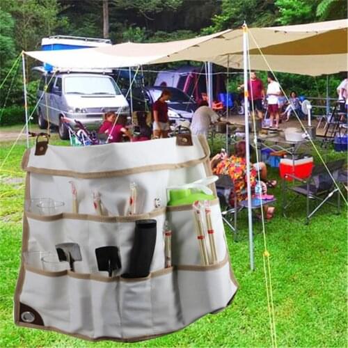 Camping Tableware Storage Bag Portable Cooking Utensil Organizer Tableware Storage Bags Outdoor Organizer Supplies