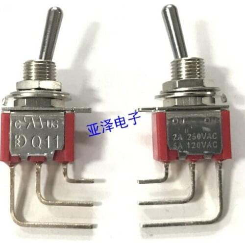 [VK] SPDT Q11 shake switch 2 gear switch 2 position toggle switch vertical button switch