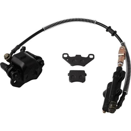 Rear Brake Master Cylinder Caliper Assembly for 50Cc 70Cc 90Cc 110Cc 125Cc ATV Quad Taotao Boulder B1 Coolster 3050HD