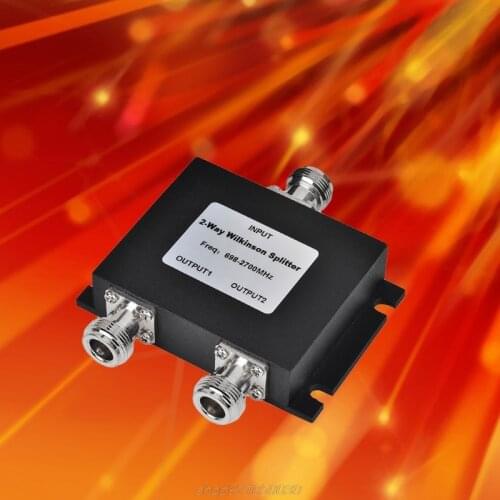 2 Way N Power Splitter Microstrip 698-2700MHZ N Female Power Divider Signal Cable VHF UHF Splitter Fast Shipping M23 21 Dropship