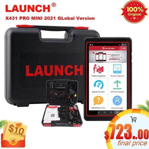 Launch X431 Pro Mini 6.9 inch Tablet PC WiFi/Bluetooth Function full system Diagnostic tool Update Online CRP123 as Gift