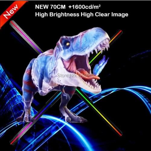 Mobile phone app one click output 3D text ADs 3D Hologram Led Fan