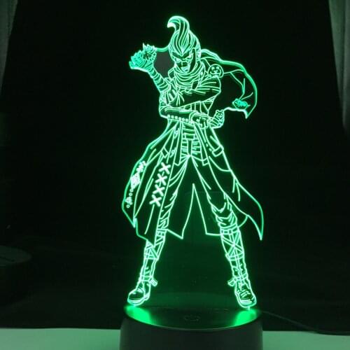 3D LED Nightlight Game Danganronpa 2 Gundham Tanaka Night Light Projector Touch Sensor Lamp Table Bluetooth Control Kids Gift