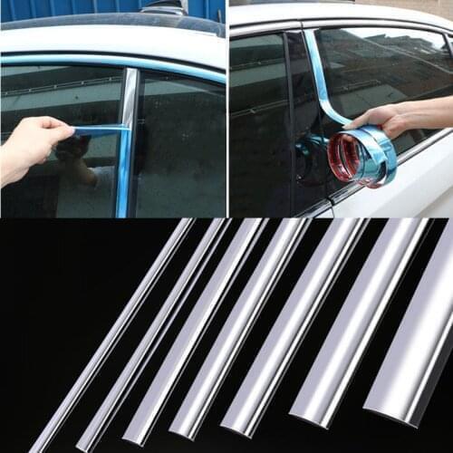5M Car Styling Exterior Chrome Body Strip Bumper Moulding Trim Strip For Chevrolet Cruze Captiva Lacetti Onix Aveo Trax Equinox