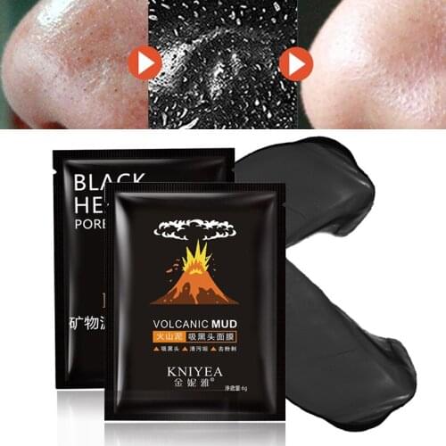 5pc Blackhead Remove Mask Nose Patch Acne Treatments Oil-control Peel Off Mineral Mud Mask Pore Clean Nasal Strips Skin Care