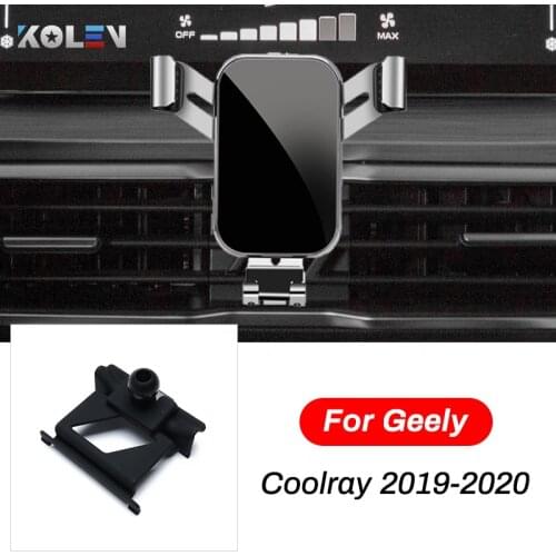 Car Mobile Phone Holder For Geely Coolray 2019 2020 Gravity Stand Cellphone Special Mount Support Navigation Bracket Accessories