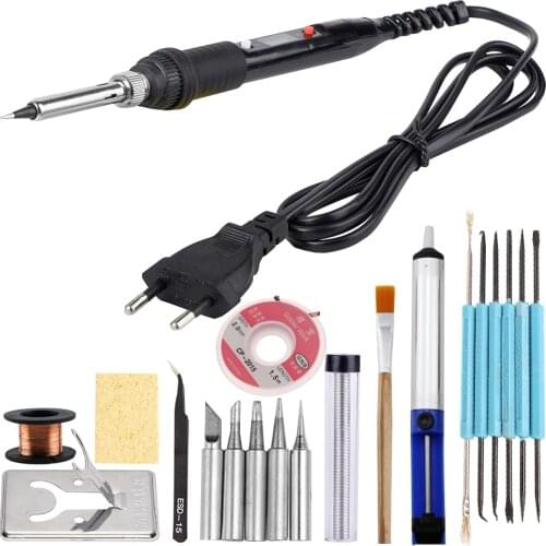 New Type Of Temperature-Adjustable LCD Digital Display 110V 220V Electric Soldering Iron Tool Kit With Automatic Sleep Function