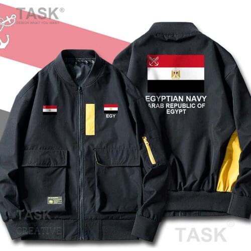 Bomber Military Biker Jacket Navy Egypt EGY Egyptian EG Lightweight Camouflage Jacket Men Baseball Jackets Thin coat Spring