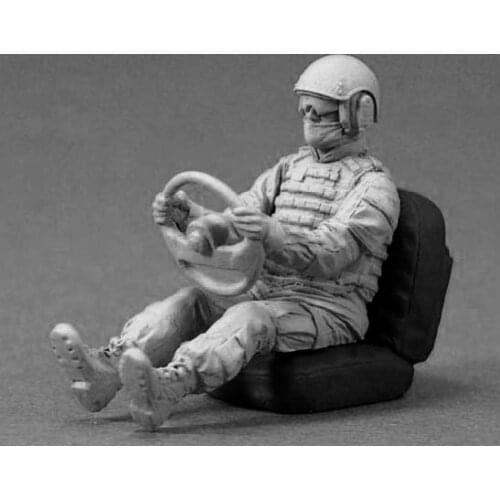 1/35 Scale Die-cast Resin White Model Special Forces Driver Model Needs To Be Manually Colored Model Free Shipping