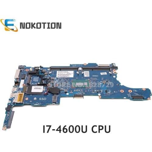 NOKOTION For HP EliteBook 850 840 G1 Laptop Motherboard I7-4600U CPU DDR3L 6050A2560201-MB-A03 730810-001 730810-501 730810-601