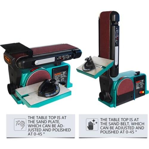 Multifunctional Belt Sander Grinder Metal Wood Polishing Belt Grinder Woodworking Polishing Tool Electric Grinding Machine