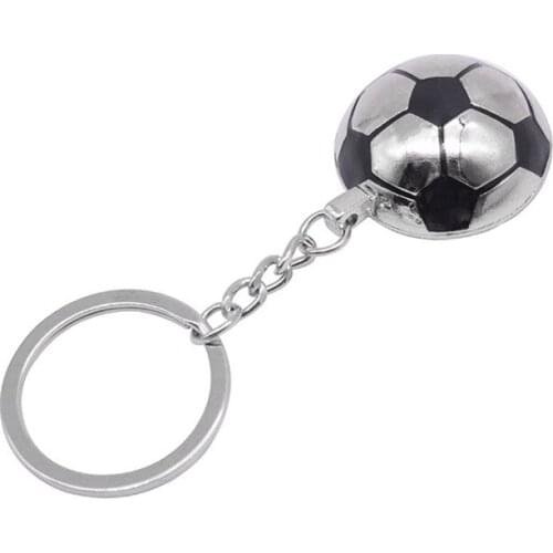 Mens Metal Football Keychain Soccer Gym Shoes Sneakers Key Chain On Bag Car Trinket Sport Jewelry Souvenirs Boys Party Gift