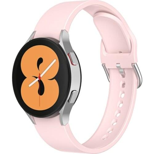 For samsung galaxy watch 4 Classic 46mm 42mm band soft silicone No gaps strap for galaxy watch 4 40mm 44mm bands 20mm bracelet