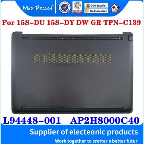 New Original L94448-001 AP2H8000C40 For HP 15s-dy 15s-du 15-CS 15-DW 15-DR TPN-C139 Laptop Bottom Base Bottom Cover Light Grey