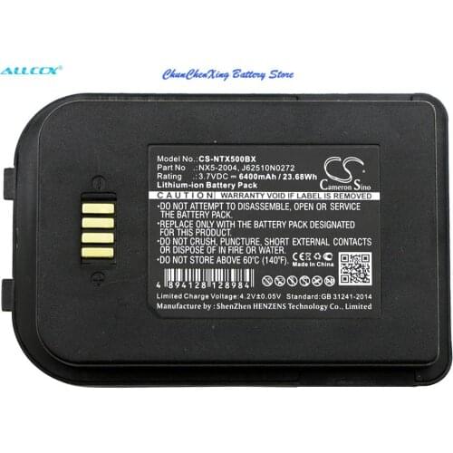 Cameron Sino 6400mAh Battery NX5-2004 for Bluebird Pidion BIP-6000, For Handheld Nautiz X5 eTicket, For Nautiz X5 eTicket