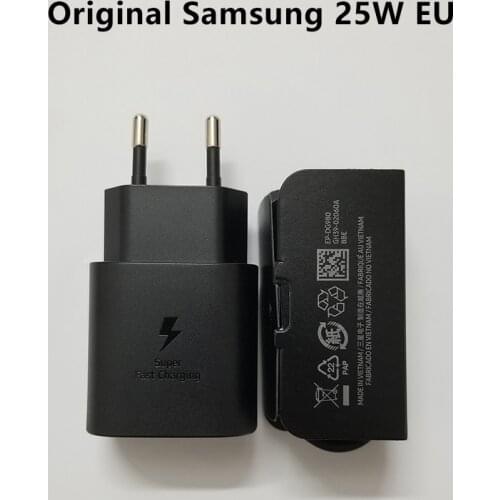25W EU Charger Original Super Fast Charging Tablet Power Adapter TypeC Cable 3A For Samsung Tab S7 S7+ SM-T870 T875 T970 T975