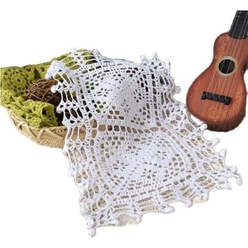 Hot cotton handmade crochet hook flower cushion mats Placemats Vase mats Decorative mats Universal cover cloth Christmas party
