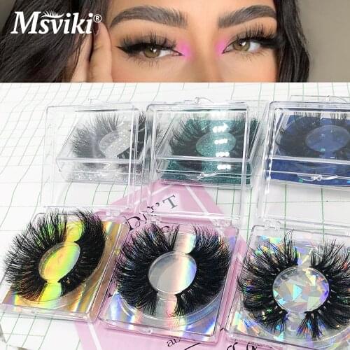 3D/5D/8D 25mm Mink Eyelashes Package Box Reusable Makeup Tools Wholesale Bulk Fluffy Lashes Extension Dramatic Natural Beauty