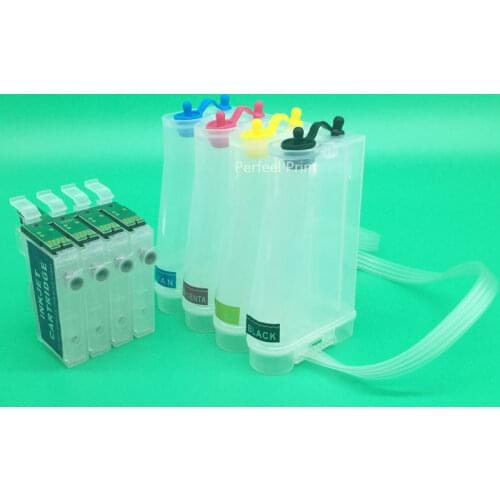 T200XL1 T2001 Empty CISS System With Chip For Epson XP-200 XP-300 XP-400 XP-310 XP-410 XP-510 WF-2510 WF-2520 WF-2530 WF-2540