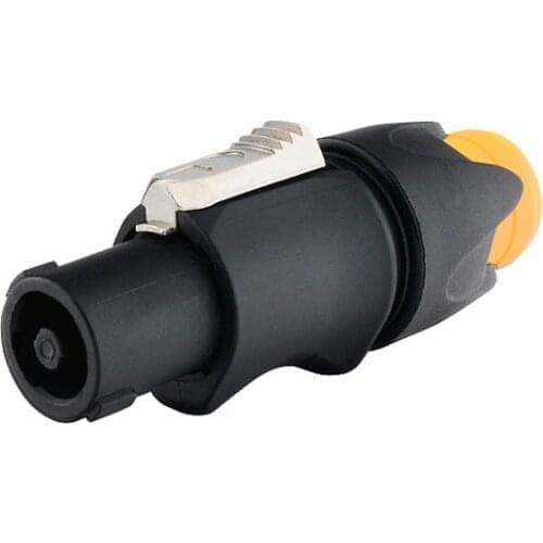 Speaker Connector 4 Pin SpeakON Plug Male Terminal No Welding Nickel-Plate NL4 1PC For Loudspeaker Professional Audio Cable