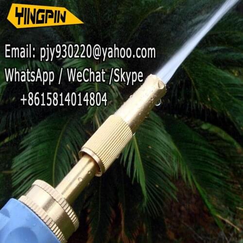 Brass adjustable garden spray elbow straight nozzle water gun shower watering car wash sprinkler nozzle accessories