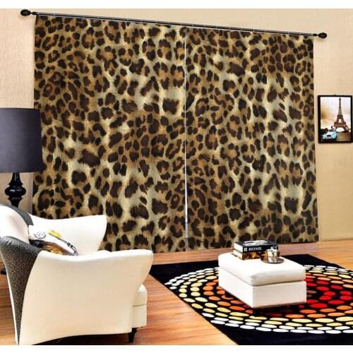 Tiger curtains photo Blackout Window Drapes Luxury 3D Curtains For Living room Bed room Office Hotel Home personality curtains