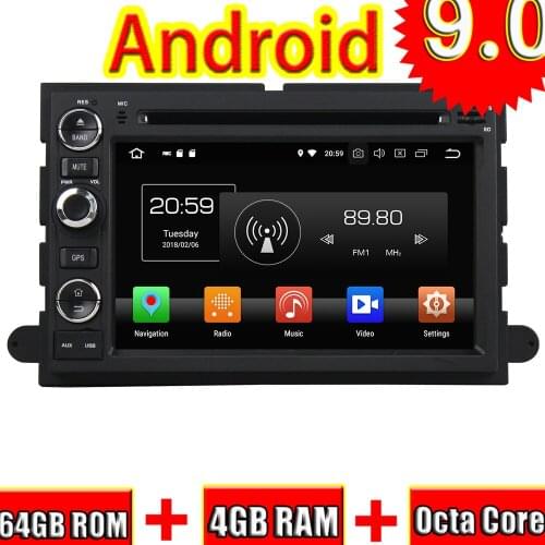 Topnavi 7'' Android 9.0 Auto GPS Navigation For Ford Fusion Explorer F150 Edge Expedition 2006 2007 2008 2009 DVD Player Stereo