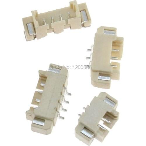 JST1.25 Vertical 1.25MM SMD Connector Terminal Socket JST 1.25mm JST 2 3 4 6 10-Pin Connector Plug