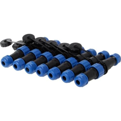 SP16 Waterproof Dock Aviation Connector 2/3/4/5/6/7/9Pin IP68 Power Cable Connector Plug and Femal Connector