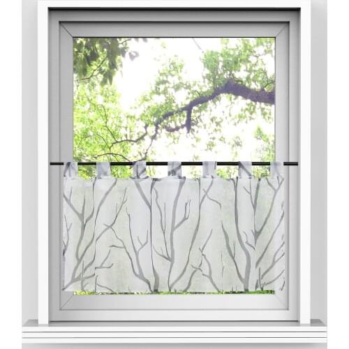 Tiers Curtain Window Valance Half-curtain Tulle Tab Top Drape For the Kitchen Cabinet 1PCS/Lot