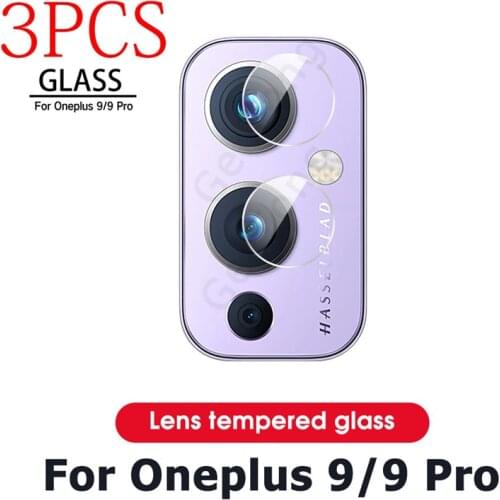 3PCS HD Tempered Glass For Oneplus 9 Pro Camera Protection Lens Protector Protective Glass For Oneplus 9 9Pro Cover Back Glass