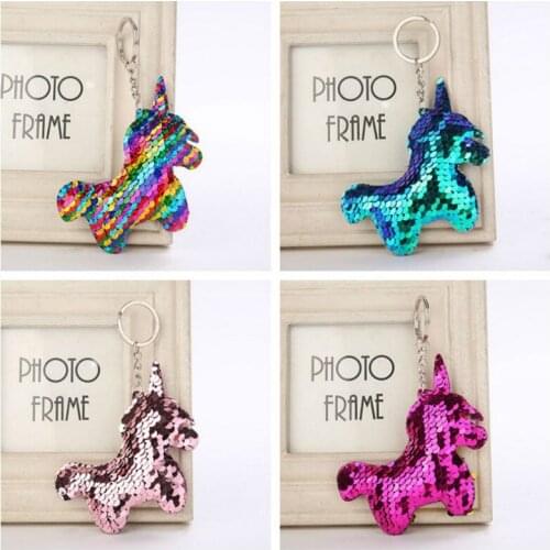 1PCS Funny Unicorn Key Chain Party Favors Gifts Family Friend Baby Souvenirs Birthday Valentines Day Gift Festive Party Event