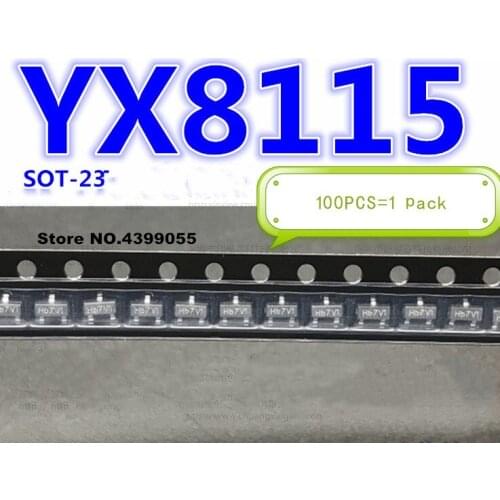 100PCS YX8115 SOT23