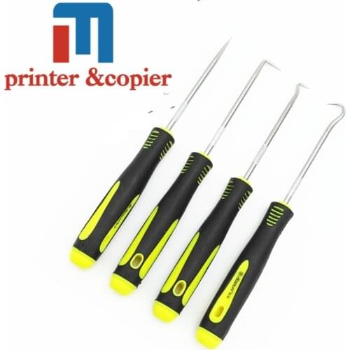 2sets 4pcs Cartridge Toner Powder Refill Reset Tool Kit Laser Printer PhotoCopier Maintenance Screwdriver Tool Set Oil Seal HooK