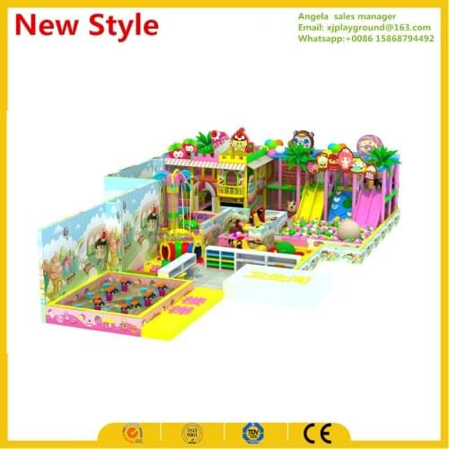 2017 Indoor playground type soft play with ball pool