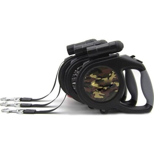 5m/8m LED Flashlight Walking Auto Retractable Removable Dog Leashes Pet Tractor Dogs Cats Pet Supplies