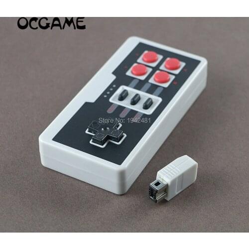 6pcs/lot Wireless USB Plug Play Controller Gamepad for NES Mini 4 Buttons Wireless controller With wireless Receiver
