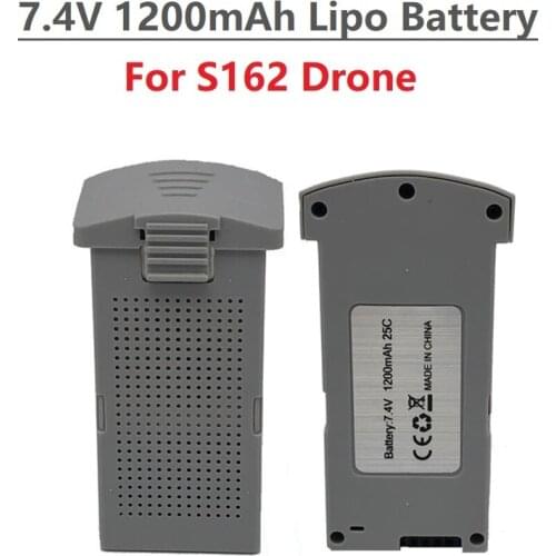 Original 7.4V 1200mAh Drone battery for S162 / S162PRO GPS RC Quadcopter spare parts for S162 / S162 PRO drone Lipo battery 1Pcs