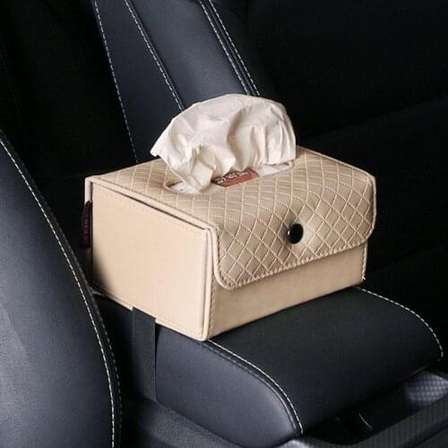 1 Pcs Car Tissue Boxes with Disposable Napkins Tissue Boxes Car Assessoires Door Napkins for Table Room Decoration