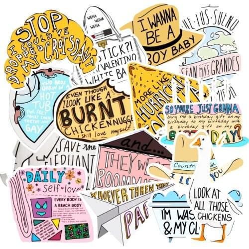 10/30/50PC Vine Small Fresh Graffiti Stickers Luggage Computer Notebook Water Cup Mobile Phone Stickers Waterproof Wholesale