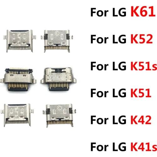 New Micro Mini USB jack socket connector charger Charging Port For LG K41S K51 K51S K52 K42 K61 K50