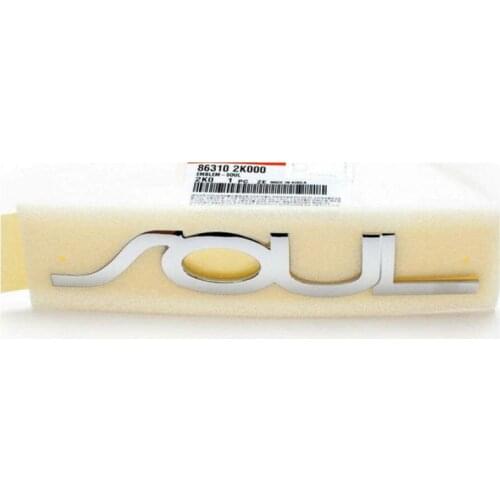 OEM 863102K000 86310-2K000 86310 2K000 Rear Nameplate Soul Lettering Emblem For 2010 2016 Kia Soul