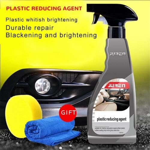 500ml Car Cleaning Agent Plastic Whitening Repair Agent Leather Refurbishing Agent Cleaner Repair Tool Plastic Reducing Agent